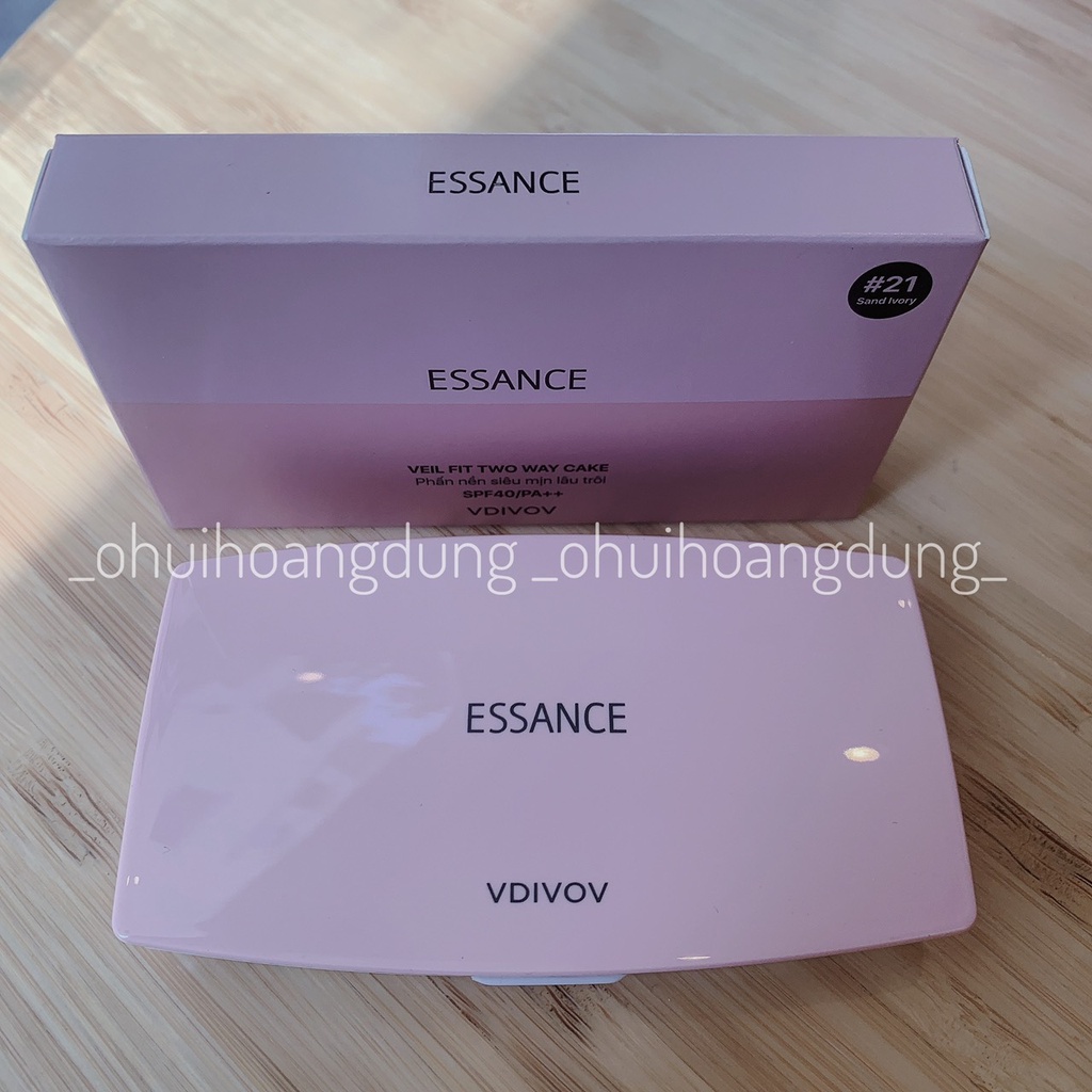 Phấn nền dưỡng trắng siêu mịn Essance White Fit Two Way Cake SPF40/PA++ 7g