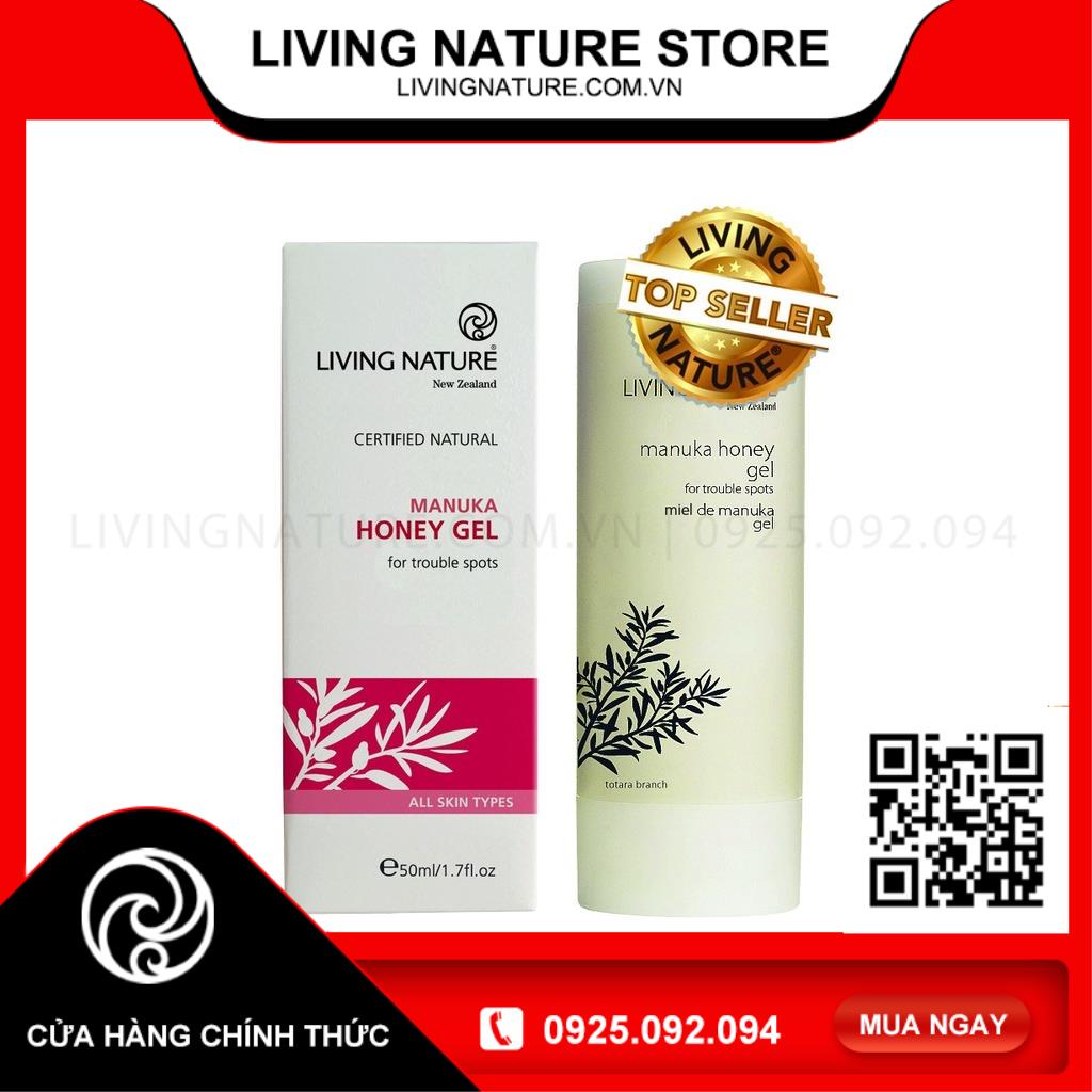 [Official Store] Gel mụn Living Nature Manuka Honey Gel 50ml