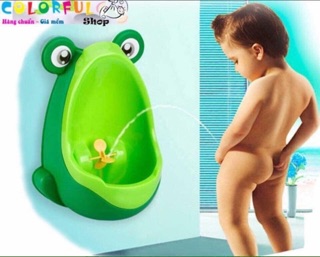 🌽BÔ TIỂU ẾCH GẮN TƯỜNG CHO BÉ TRAI