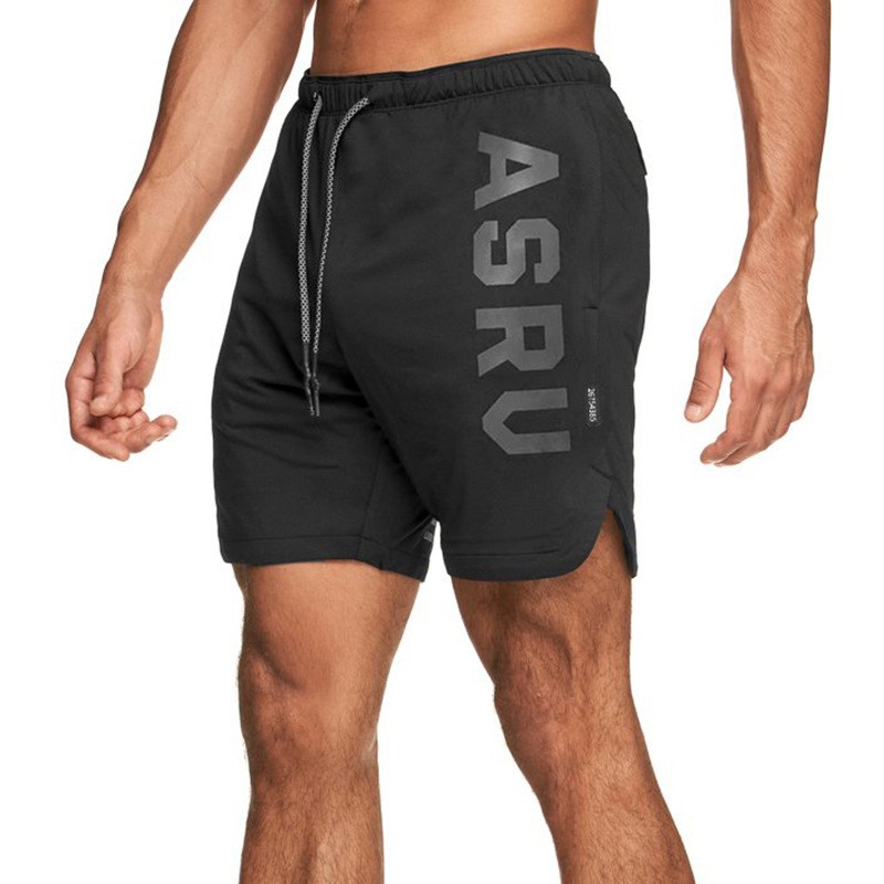 ASRV Men's Quick-drying Sports Shorts Jogging Shorts Beach Pants Camo shorts Zipper Pocket