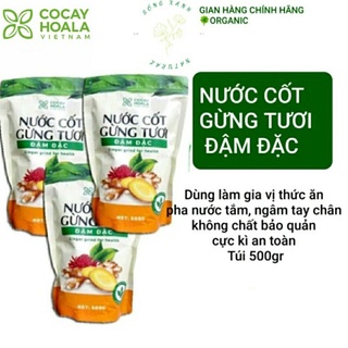 Nước cốt gừng tươi đậm đặc cỏ cây hoa lá 500g