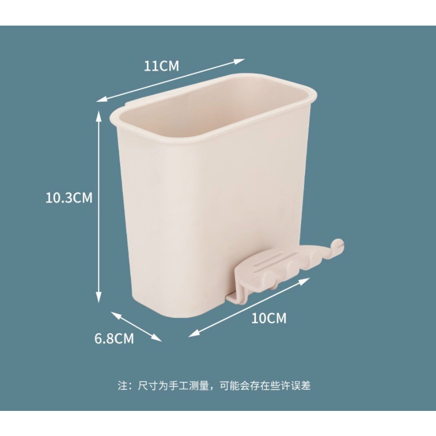 Kệ Cắm Bàn Chải E4 Đựng Vật Dụng Dán Tường Chắc Chắn Thông Minh C91