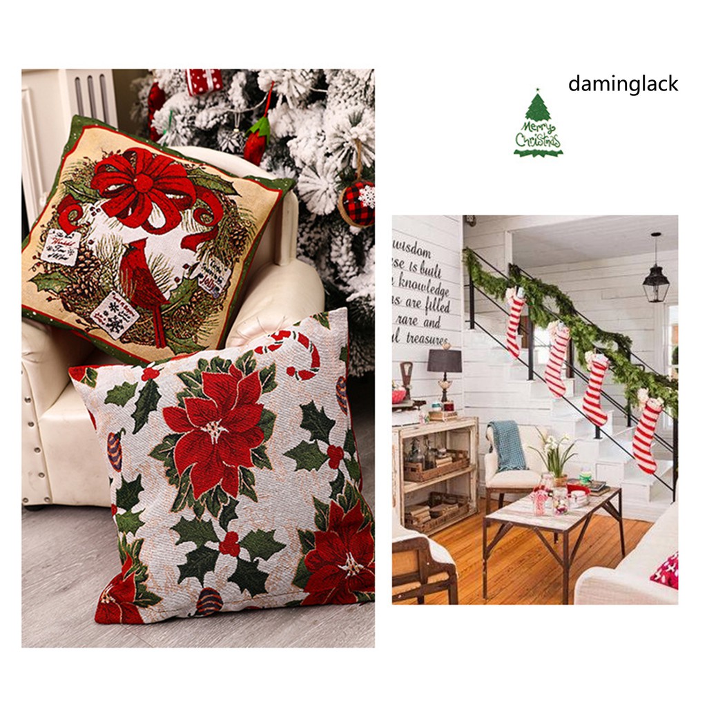 Vỏ bọc gối phong cách giáng sinh đa dạng tùy chọn thời trang độc đáo | BigBuy360 - bigbuy360.vn