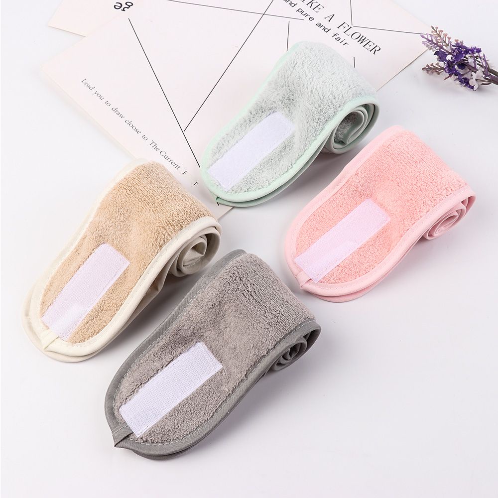 Băng Đô Vải Mềm Co Giãn Nhiều Màu Tùy Chọn Dùng Khi Tắm / Trang Điểm Cho Nữ