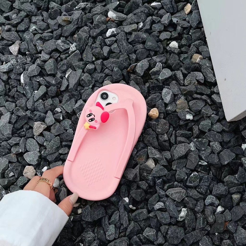 Ốp Điện Thoại Mềm Mịn Hình Dép Ngôi Sao Kabi Cho Iphone 13 pro max 12 pro max 11 pro max xs max xr x