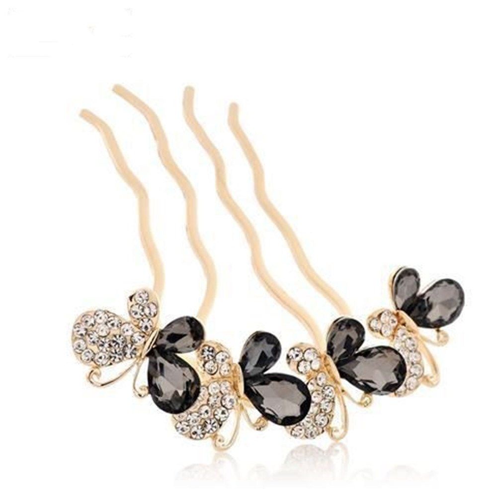 Lược Cài Tóc Hình Bướm Sang Trọng Cho Cô Dâu