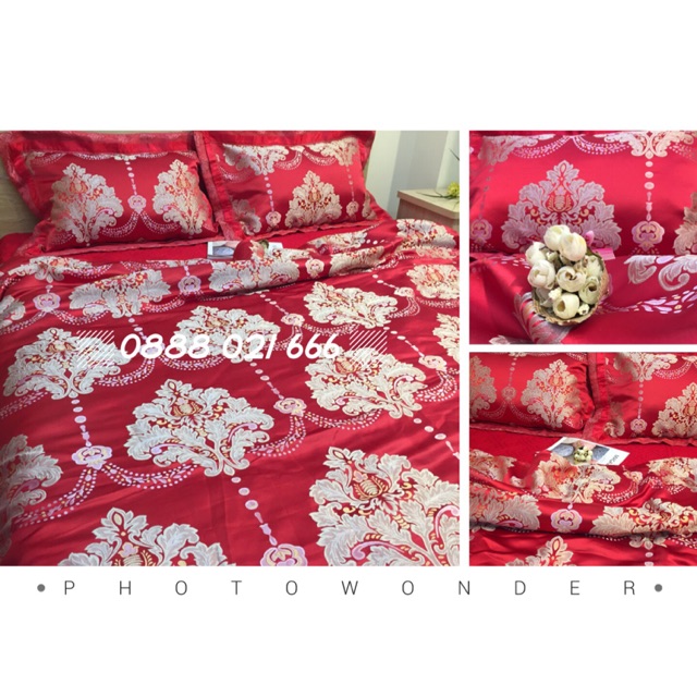 Gấm lụa hoàng gia 4 món hàng chuẩn loại 1
