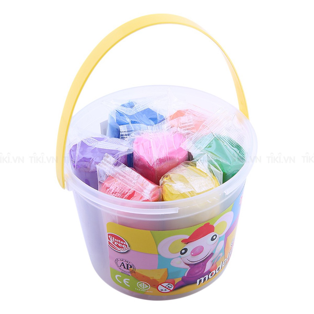 Đất Nặn Học Tập 5 Màu Kiddy Clay BK4005 (400g)