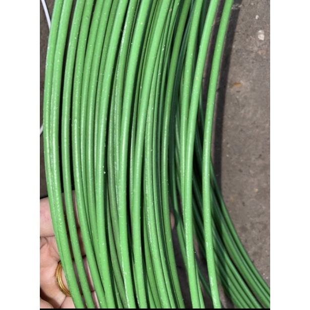 10 Mét Dây Thép Bọc Nhựa Màu Trắng, xanh  2,5 li và 3,5 li