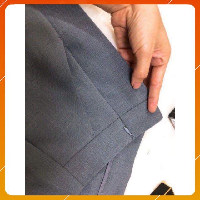 Quần tây baggy nữ lưng cao [Hàng Cao Cấp] Quần tây công sở khóa sườn vải tuyết mưa siêu mềm mịn lên dáng cực xinh | BigBuy360 - bigbuy360.vn