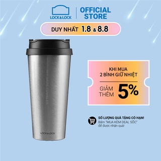 Ly Giữ Nhiệt Bằng Thép Không Gỉ Lock&Lock Clip Tumbler (540ml) Bạc LHC4151SLV