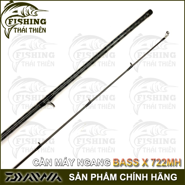 Cần Câu Cá Daiwa Bass X 722MHB Cần Lure Máy Ngang 2m18 Khoen Pat Fuji Sản Phẩm Chính Hãng Made In Việt Nam