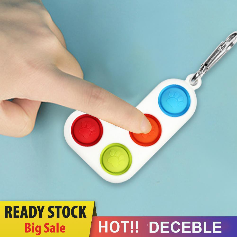 Pop It Fidget Đồ chơi Push Bubble Pop Keychain Sensory Fidget Đồ chơis Game Autism Stress Relief Đồ chơi