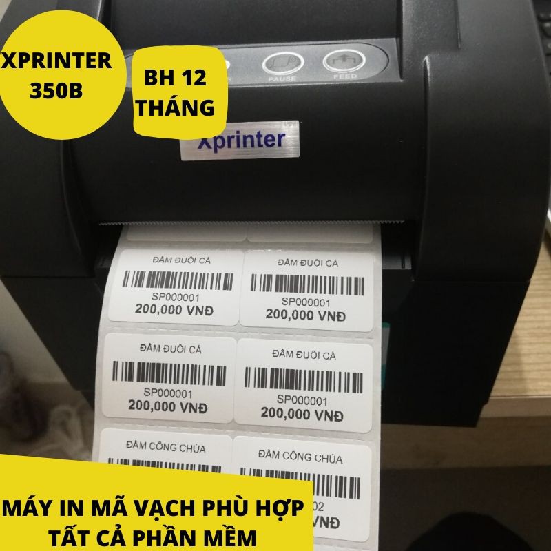 Máy In Mã Vạch XPrinter XP 350B Phần mềm kioviet | WebRaoVat - webraovat.net.vn