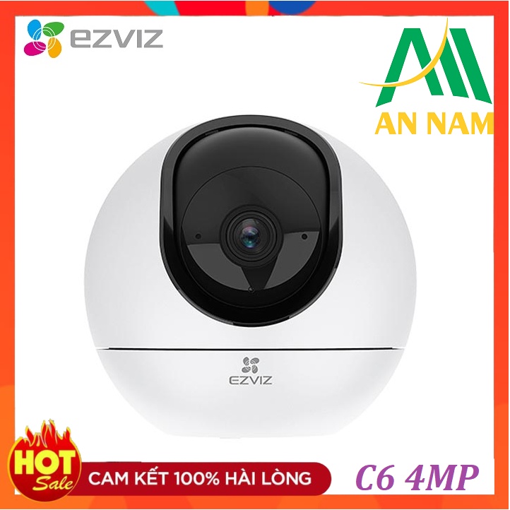 Camera Wifi quay quét 2K, tích hợp AI EZVIZ C6 4MP