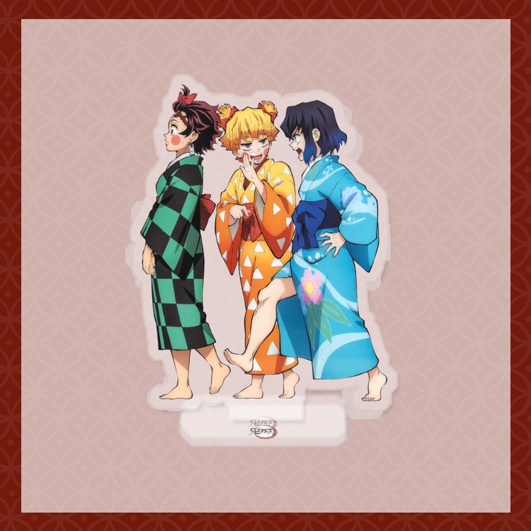 Giá Đỡ Bằng Acrylic Hình Anime Demon Slayer Kamado Tanjirou Agatsuma Zenitsu Hashibira Inosuke