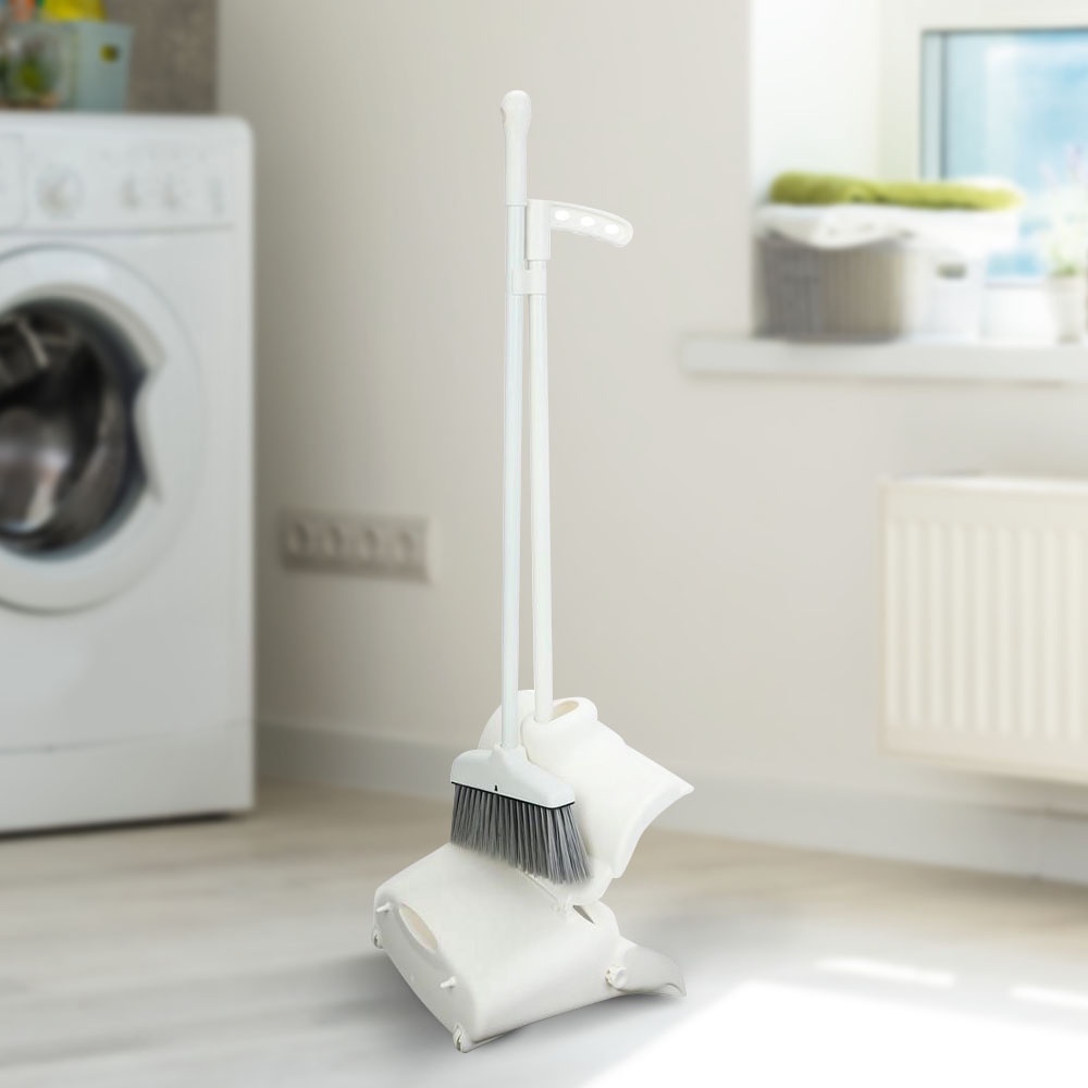 HomeBase ACCO Bộ chổi có nắp đậy bằng nhựa 10 inch YJ-1860 W28xH102xD32 màu trắng