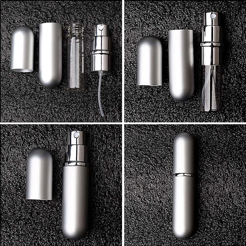 [Hàng mới về] Set 3 lọ nhôm rỗng đựng nước hoa mini tiện dụng mang đi du lịch