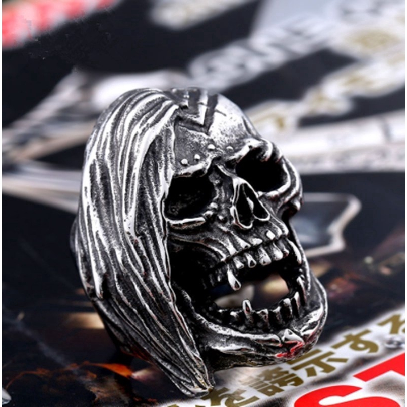 Nhẫn đeo tay đính đá nhân tạo phong cách vintage