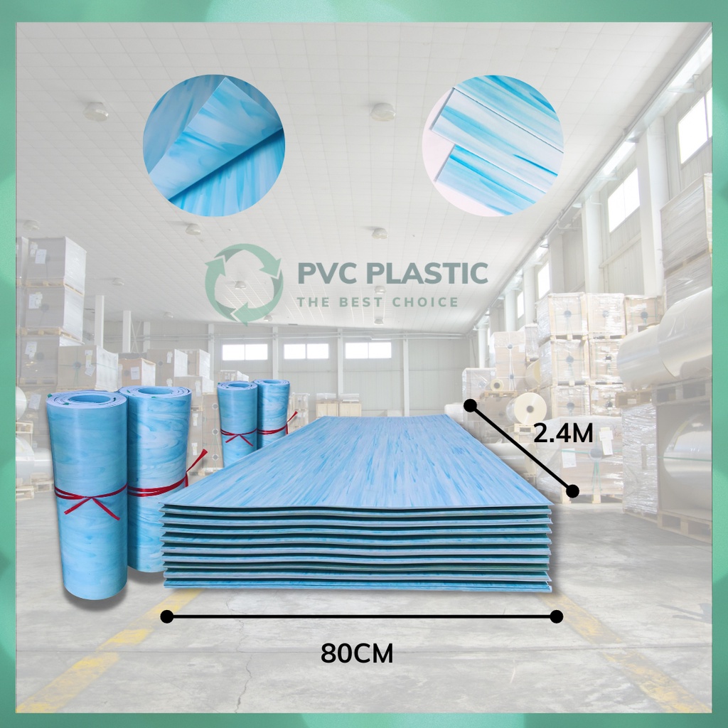 Tấm Nhựa PVC Rạng Đông Độ Dày 0.9mm x 0.8m x 2.4m