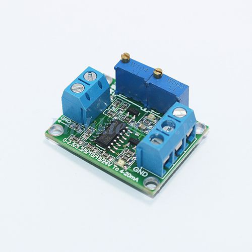 Module Chuyển Đổi Tín Hiệu Điện Áp 0-2.5/3.3/5.0/10/15/24V Sang Tín Hiệu Dòng Điện 4-20mA