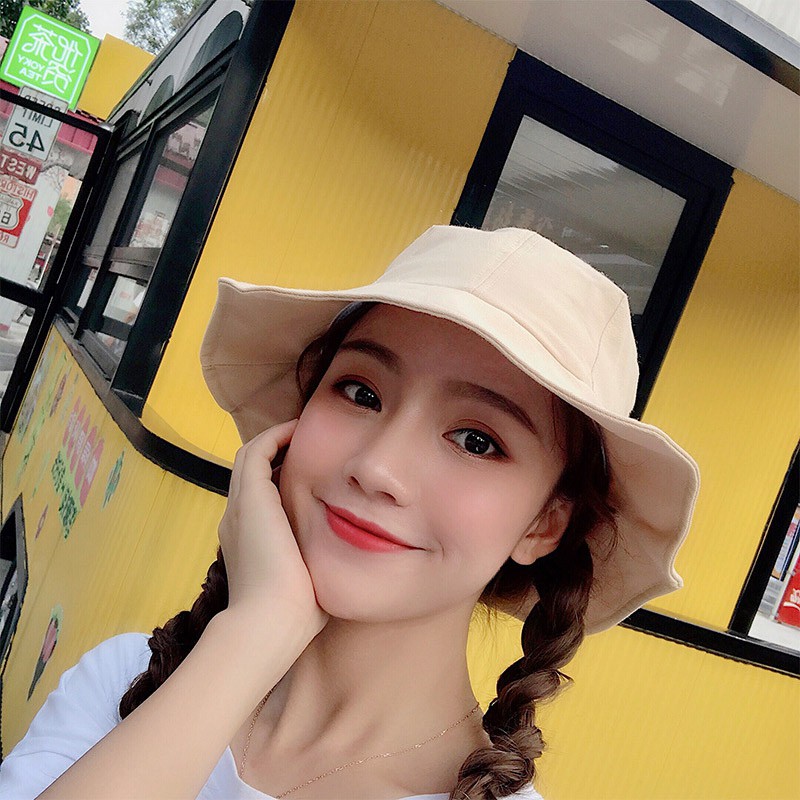 Mũ Nữ Vành Lượn Sóng Phong Cách Japan P1760