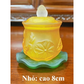 Bộ thờ cúng lưu ly vàng