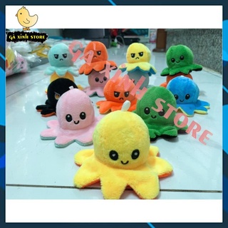 Móc khóa gấu bông bạch tuộc cảm xúc , bạch tuộc nhồi bông cao cấp treo cặp  treo balo siêu cute MK01