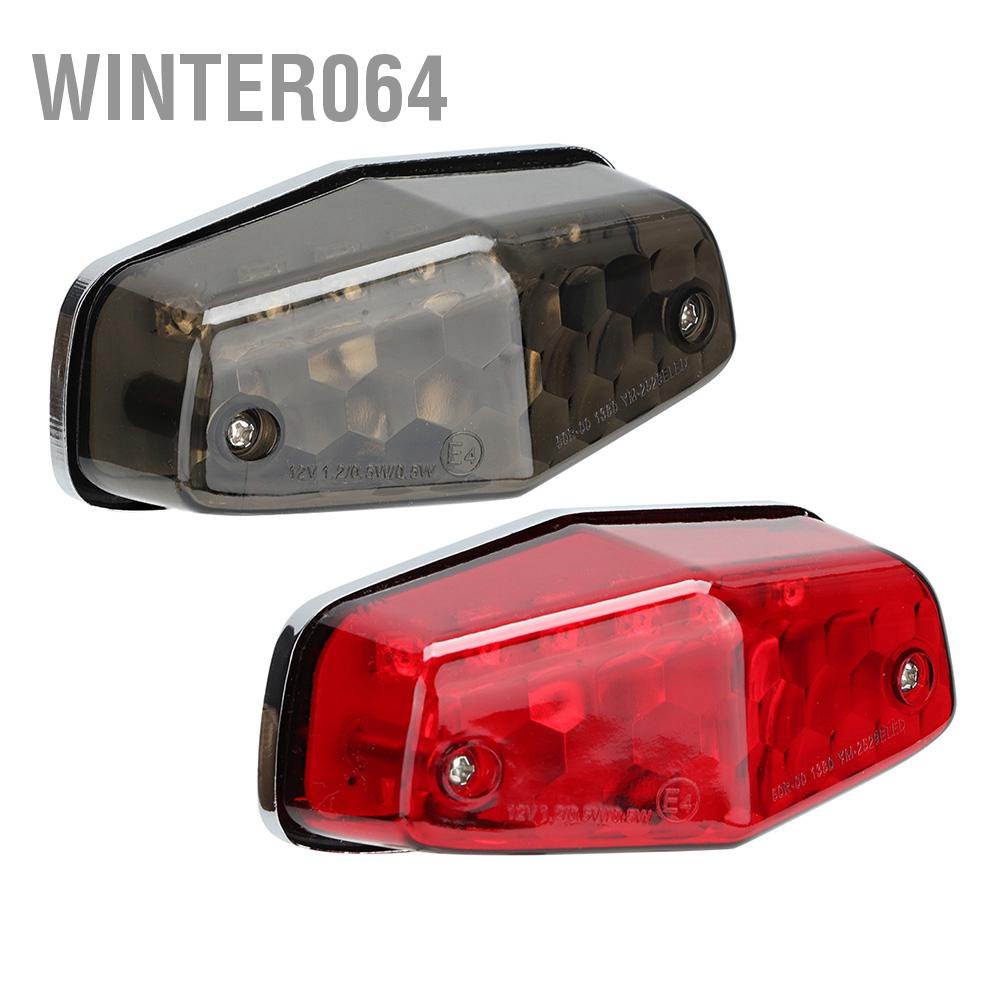 Đèn hậu LED dành cho xe máy Đèn hậu đỗ xe Phanh dừng đèn Xe máy Phụ kiện cho xe máy Yamaha Winter064