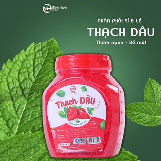 Lẻ 100gr Thạch dừa Dâu Minh Hạnh