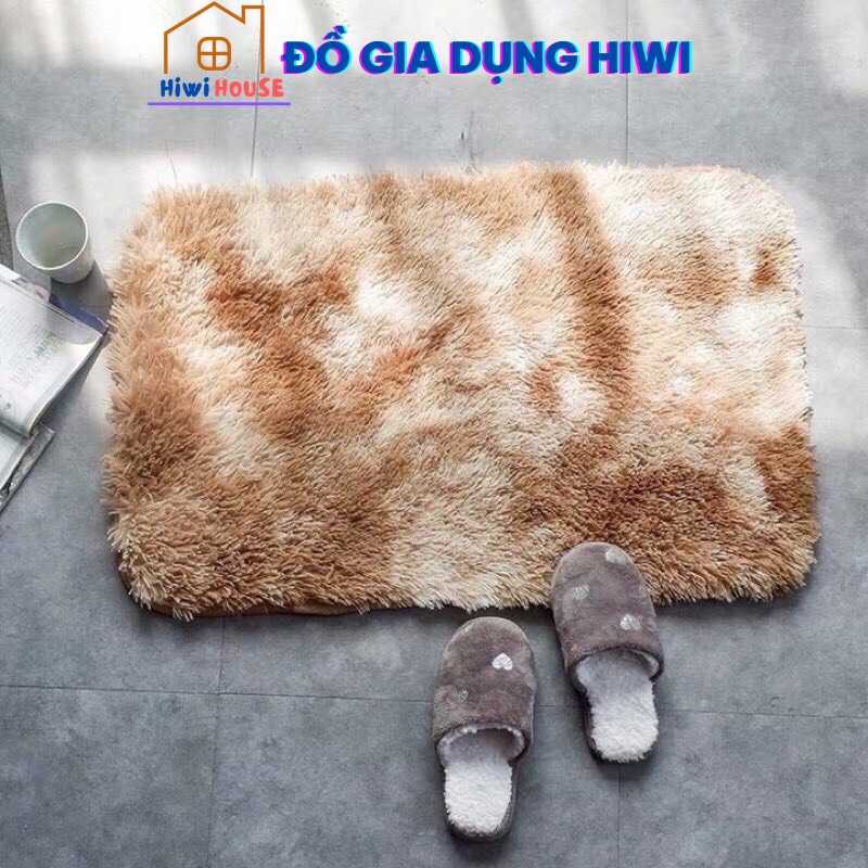 Thảm chùi chân, thảm chụp ảnh sản phẩm lông loang cao cấp kt 40x60