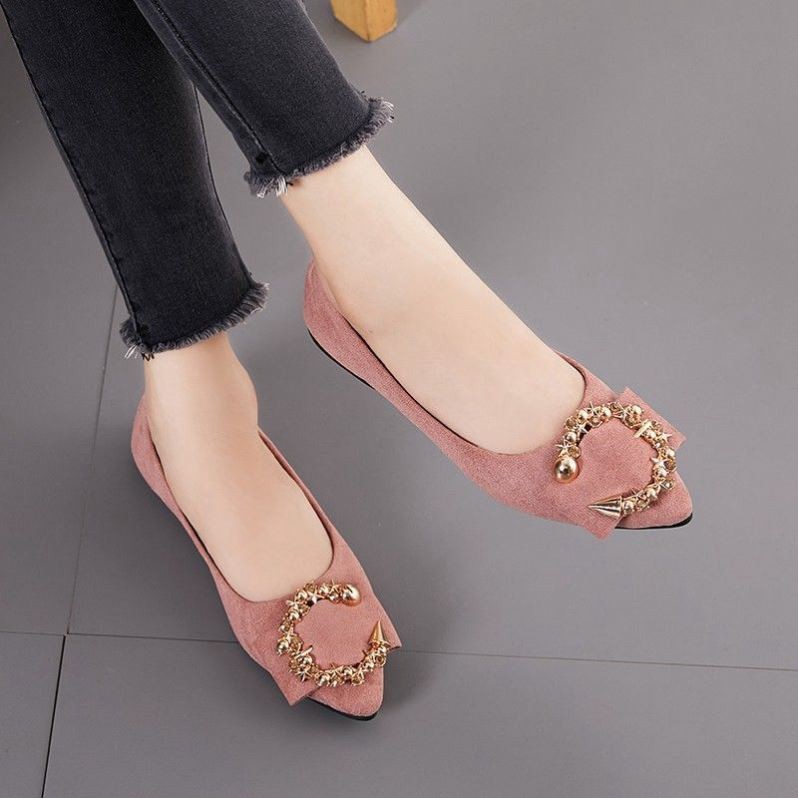 Giày Búp Bê Mũi Vuông Xinh Xắn Dành Cho Nữ Size 41 43 | BigBuy360 - bigbuy360.vn