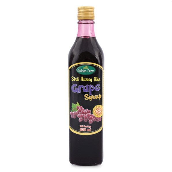 Siro Golden Farm Nho (Golden Farm Grape Syrup) – Chai 520ml