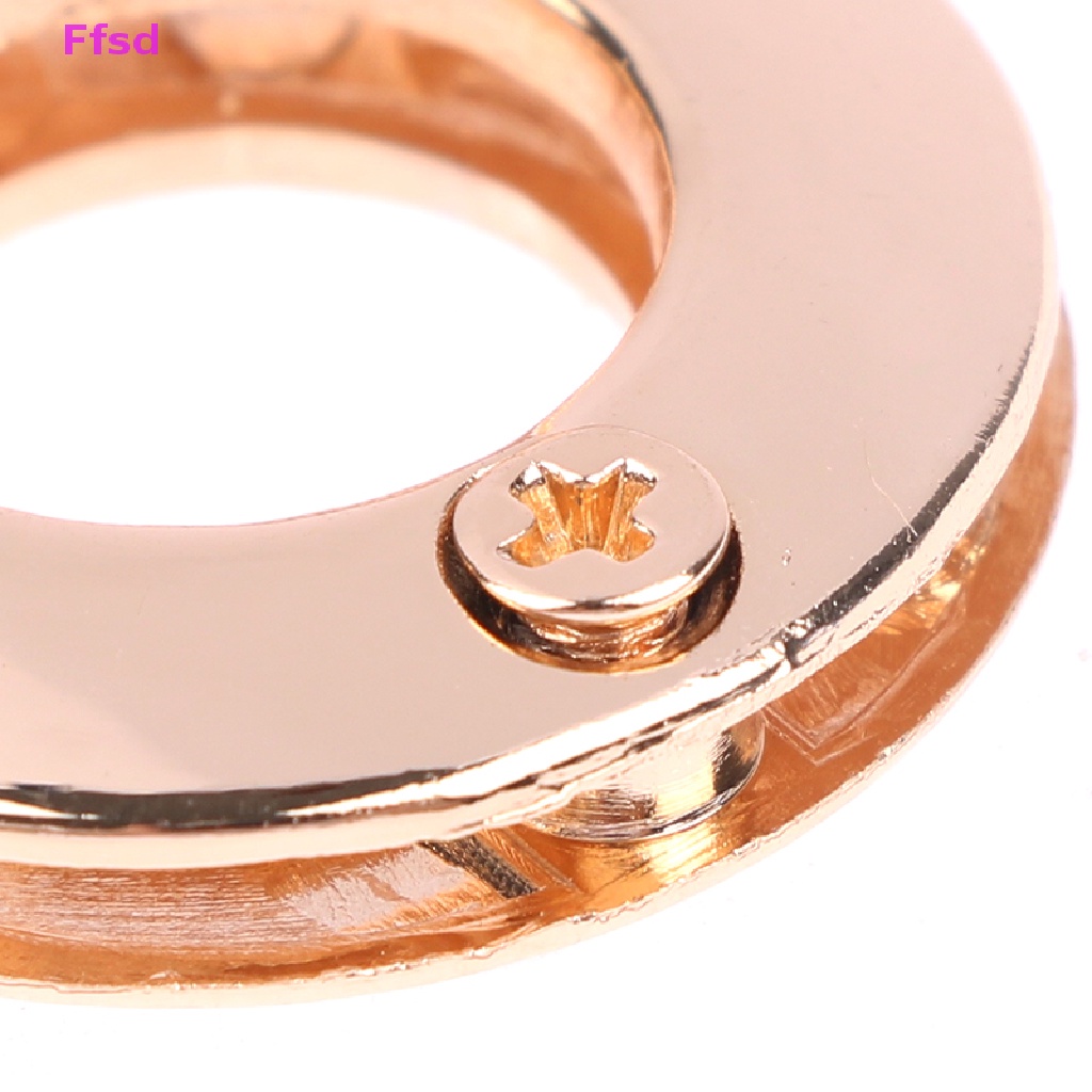 {Ffsd} Set 2 Vòng Đệm Vít Trang Trí Túi Xách / Giày Dép Hàng Bán Chạy