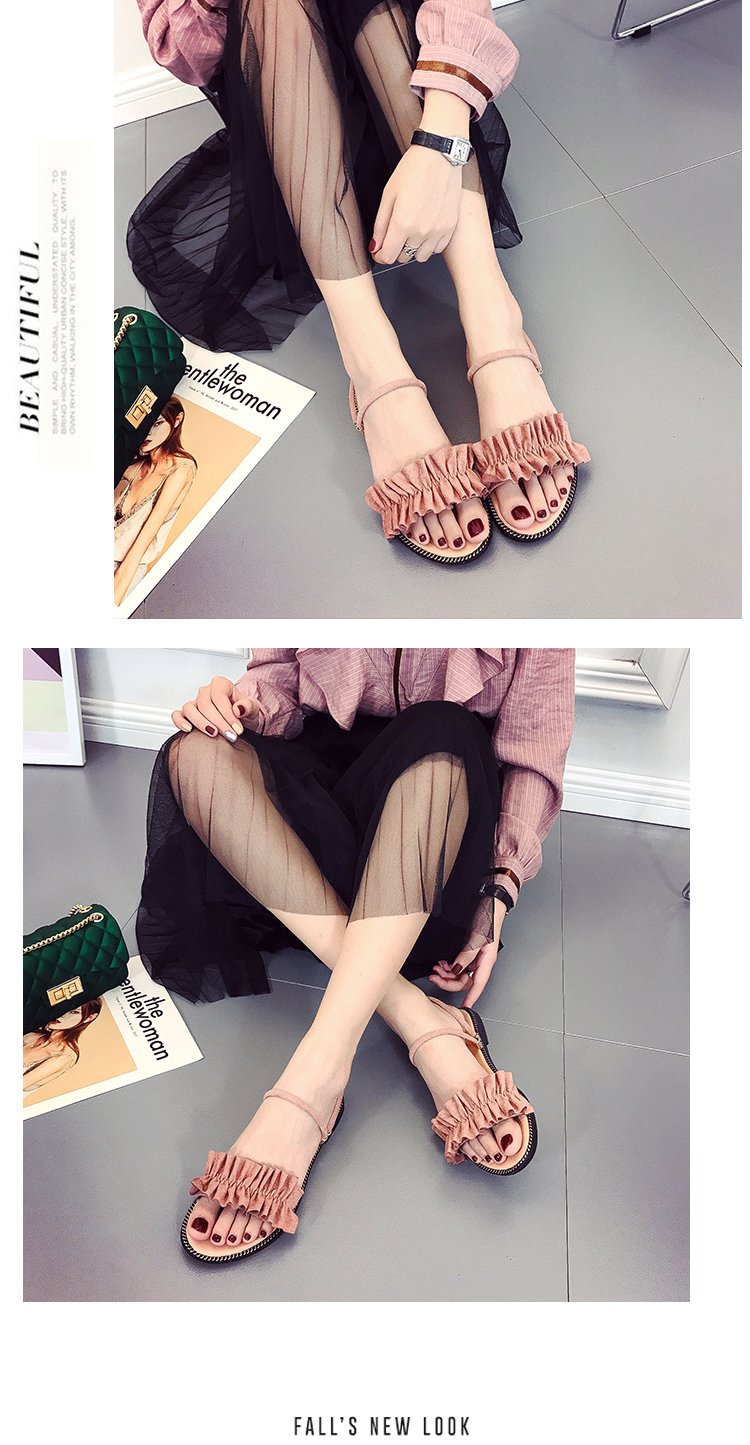 Summer Fashion Two Open Toe Sandals Flat Shoes for Women | BigBuy360 - bigbuy360.vn