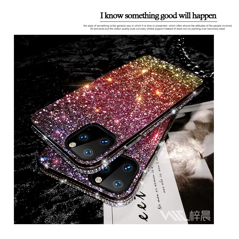 Ốp Lưng Đính Đá Lấp Lánh Cho Samsung Note 20 Ultra Note 10 S20 S10