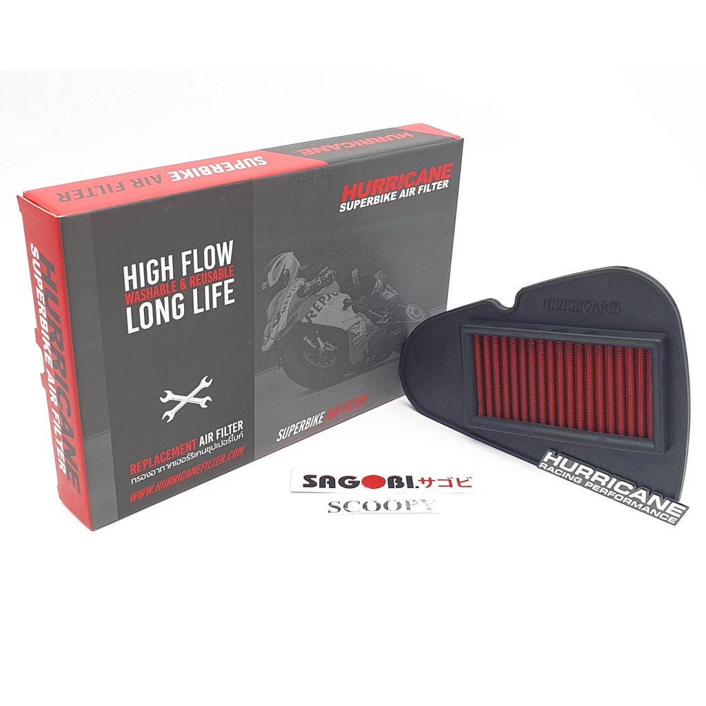 HONDA SCOOPY i LỌC GIÓ HURRICANE  mã HM-8119