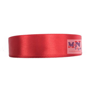 ruy băng lụa 2 cm dài 22m màu đỏ