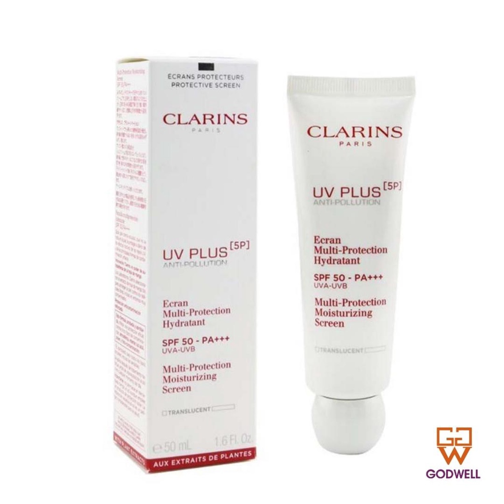 Kem chống nắng Clarins UV Plus Anti-Pollution SPF 50 PA++++ New Packing