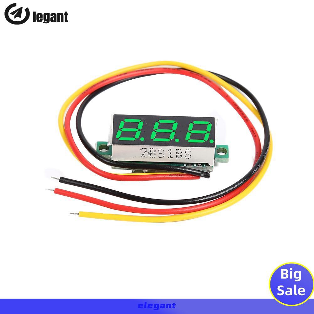 Vôn Kế 3 Dây Mini 0.28 Inch Dc 0-100v