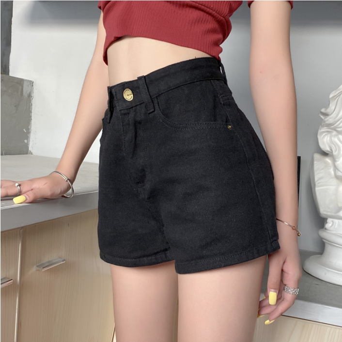 Quần Đùi Denim Lưng Cao Thời Trang Dành Cho Nữ | BigBuy360 - bigbuy360.vn