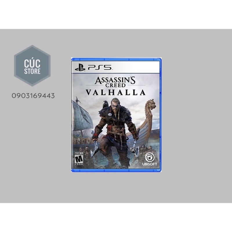 Đĩa chơi game PS5: Assassin's Creed Valhalla