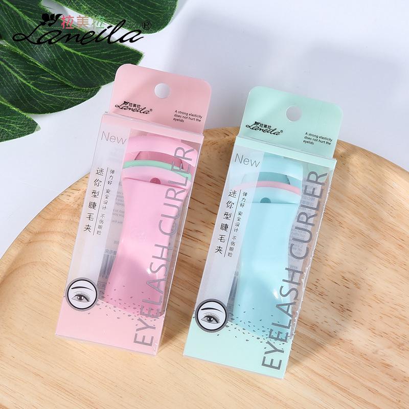 Dụng cụ uốn kẹp mi lameila dạng hộp nhựa nhỏ gọn xinh xắn giúp bạn uốn cong mi dài mi,mĩ phẩm nội địa trung