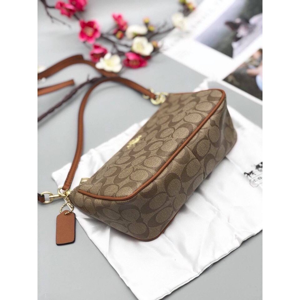 TÚI C0ACH THUYỀN CHỮ MINI 2 dây đeo siêu sang