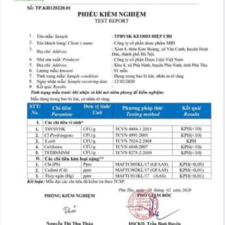 Keo ho Diệp Chi hỗ trợ long đờm, giảm ho - lọ mới 135ml