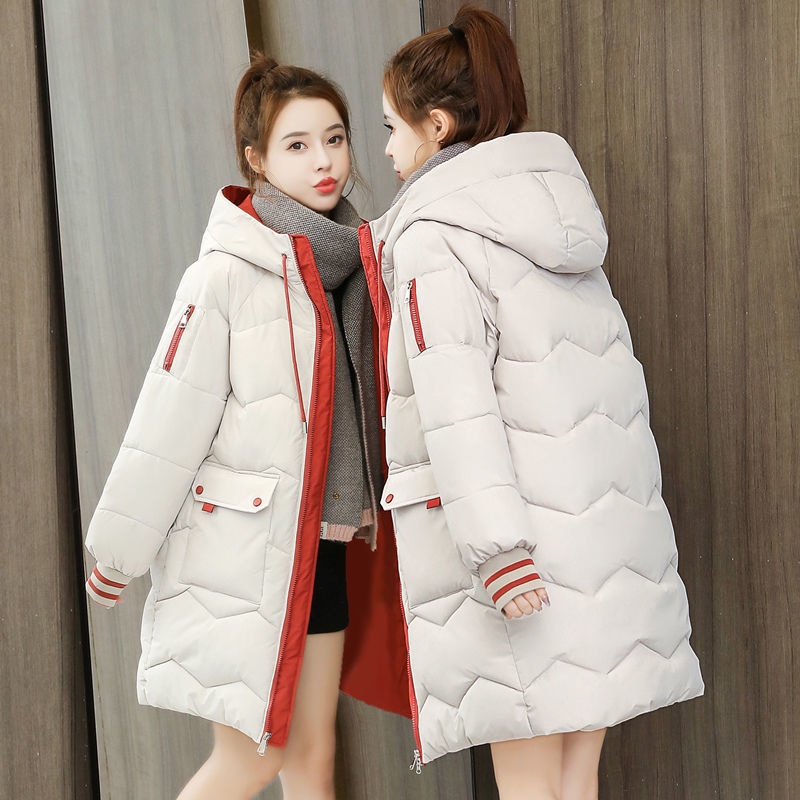 Cotton padded clothes, women’s middle and long Korean loose thickened down cotton padded clothes, winter coat – Taiwan Collection >>> top1shop >>> shopee.vn