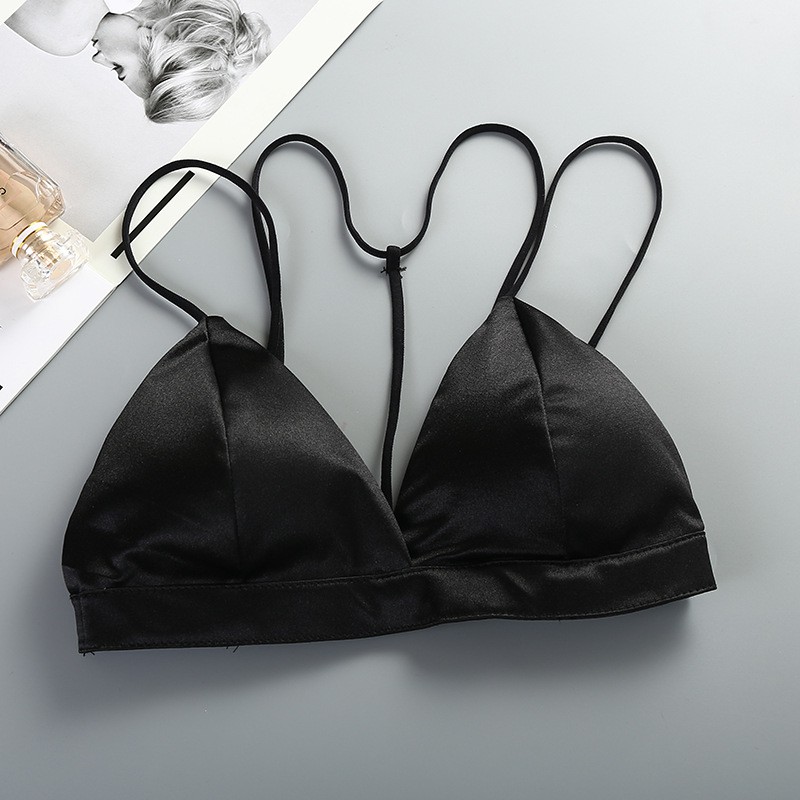 [Mã WASTUP5 giảm 10% tối đa 20K đơn 99K] Áo Bra Satin chữ Y 💝FREESHIP💝 Bra Phi Bóng Siêu Quyến rũ - giá rẻ A9604