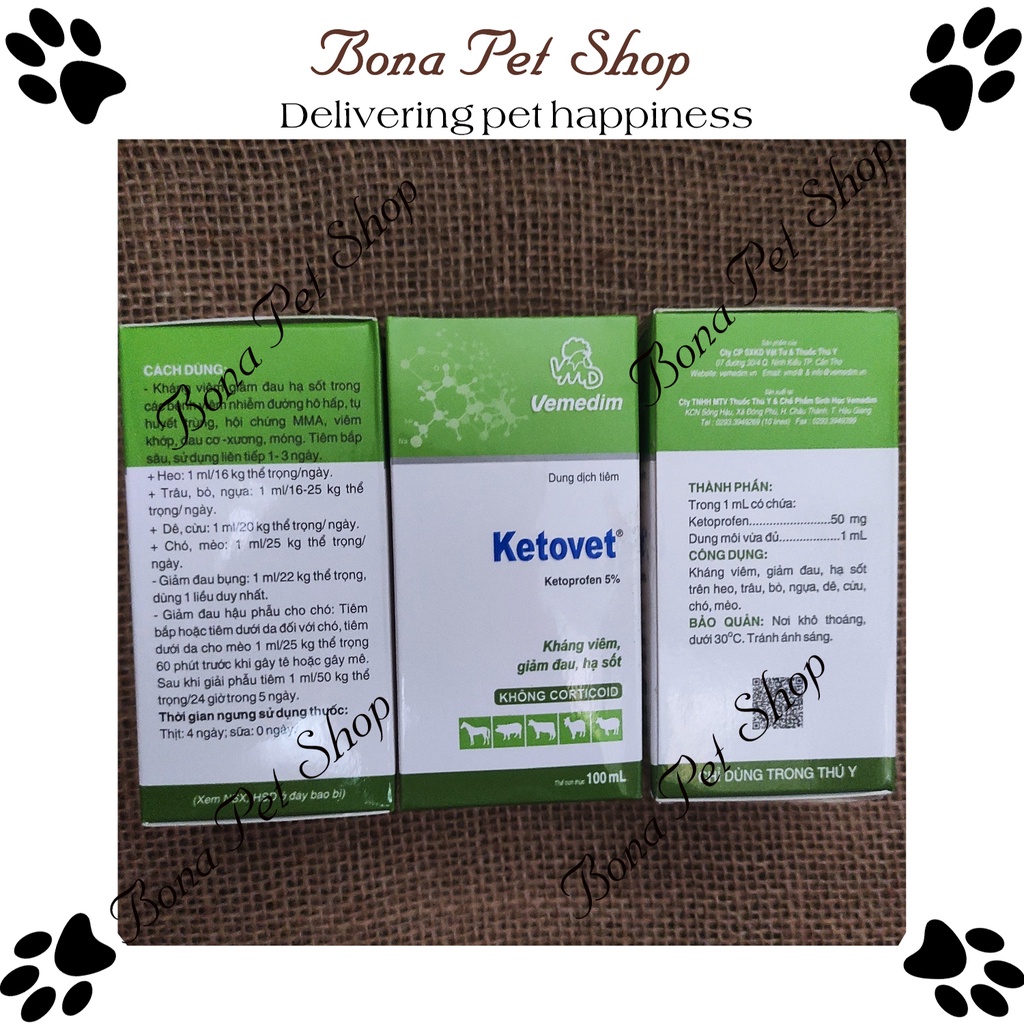 Ketovet cho chó mèo