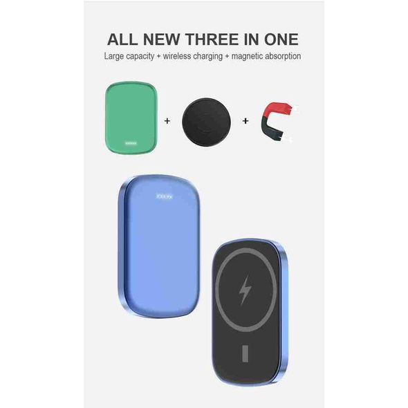 Sạc Dự Phòng 10000mAh MagSafe 15W Cho iPhone 13 12 Pro Max