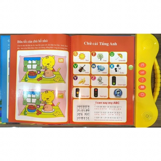 [Tặng kèm pin ] Sách quý song ngữ điện tử cho bé mẫu mới [New]